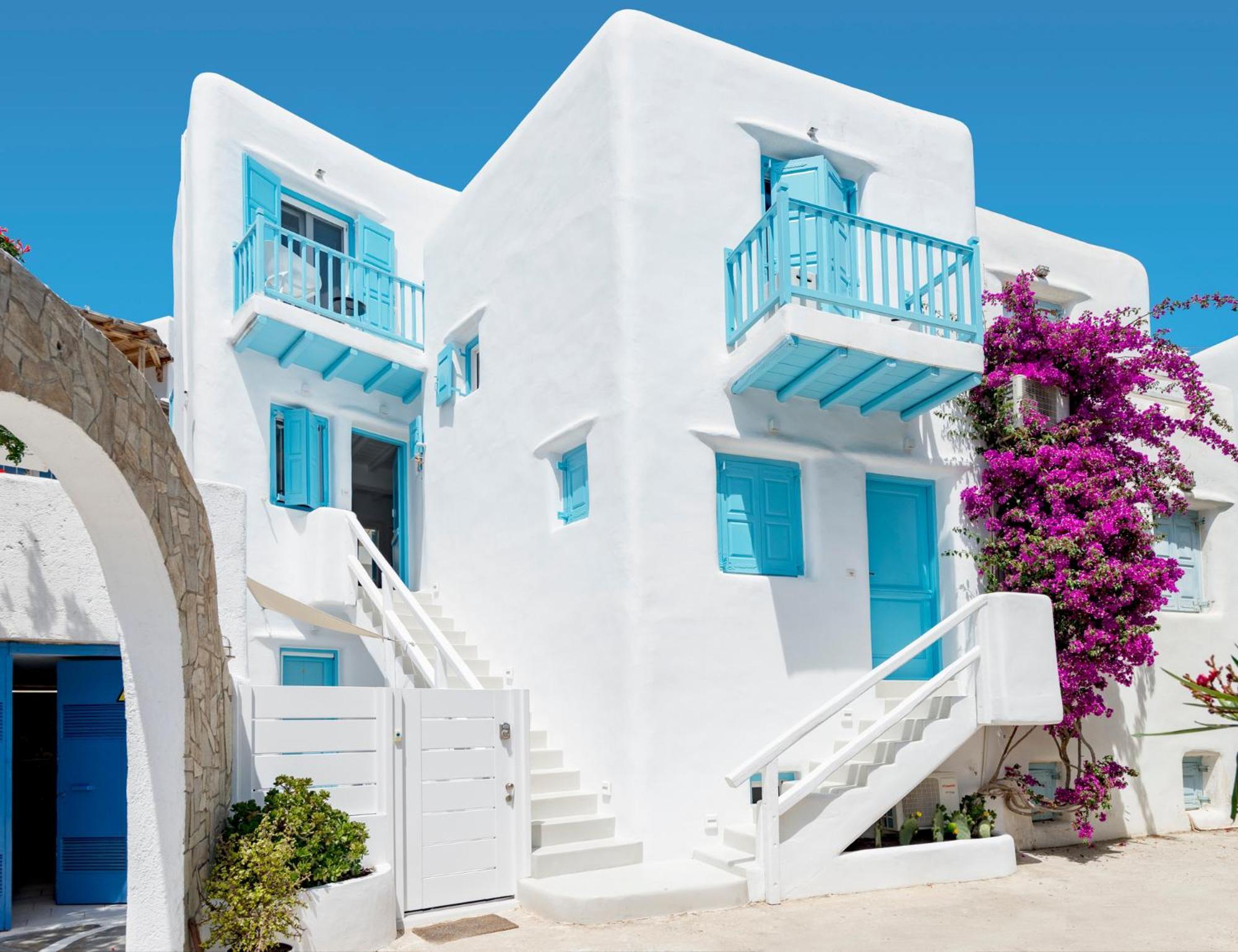 Mykonian Mews Luxury Suites Ψαρού Εξωτερικό φωτογραφία